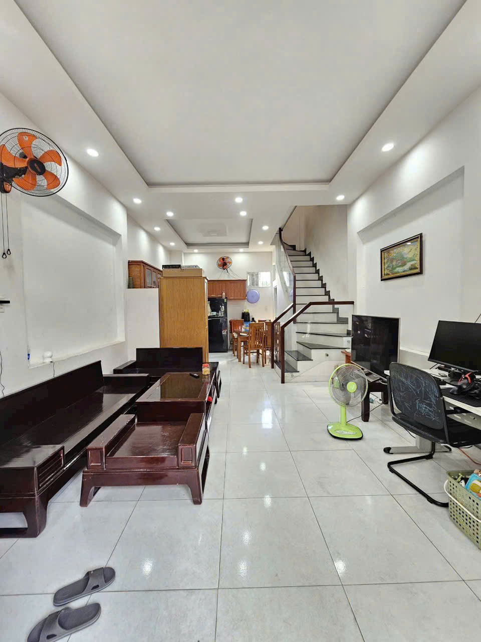 Bán Nhà Gần Khu Tái Định Cư Đông Hòa 1 Trệt 1 Lầu Sổ Riêng
