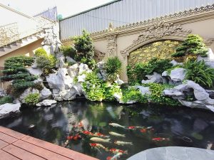 biệt thự sân vườn dĩ an